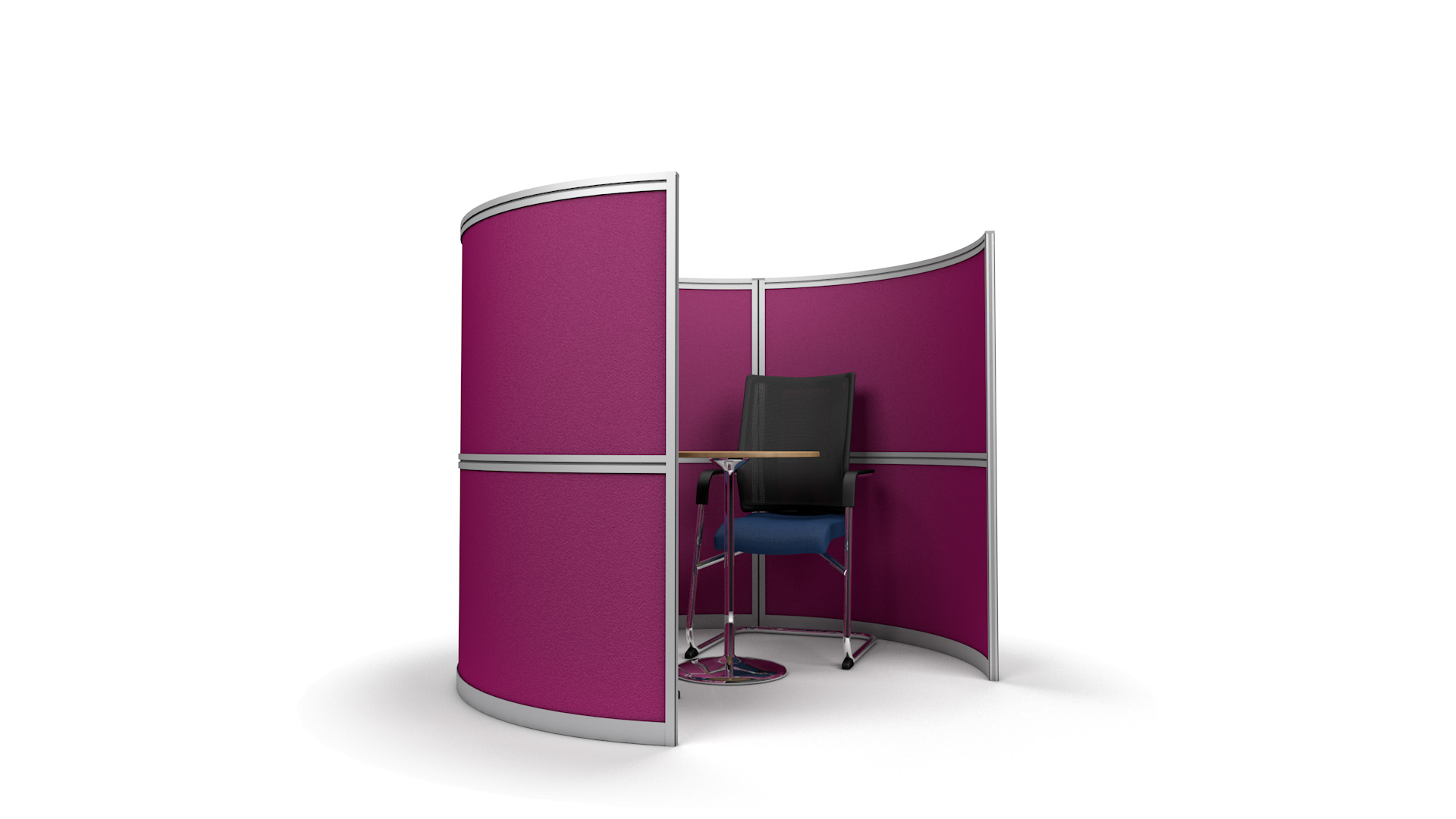 2 Person Round Office Meeting Booth 